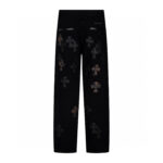 Chrome Hearts Black Brown Cross Jeans - Image 2