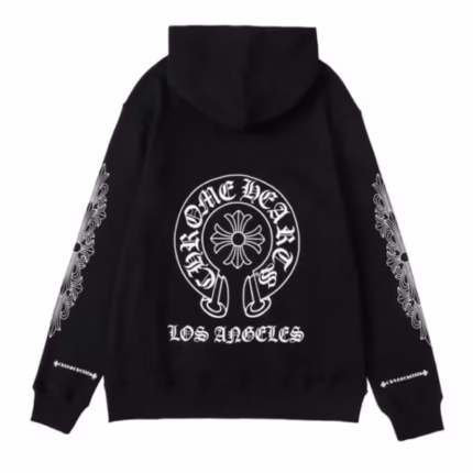 Chrome Hearts Los Angeles Zip-up Black Hoodie Back in