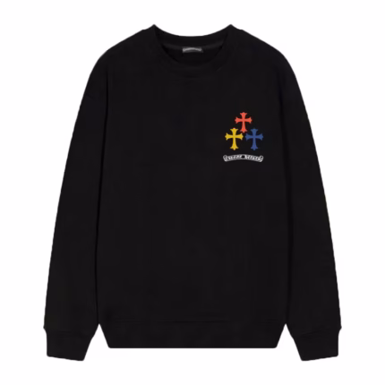 Chrome Hearts Multi Color Logo Sweatshirt Black