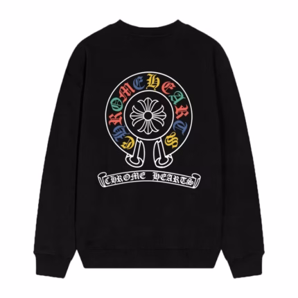 Chrome Hearts Multi Color Logo Sweatshirt Black