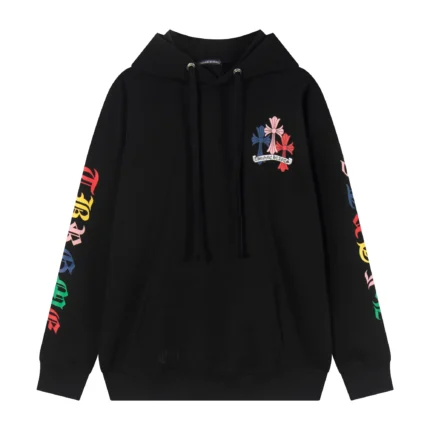Chrome Hearts Multicolor Cross Cemetery Hoodie