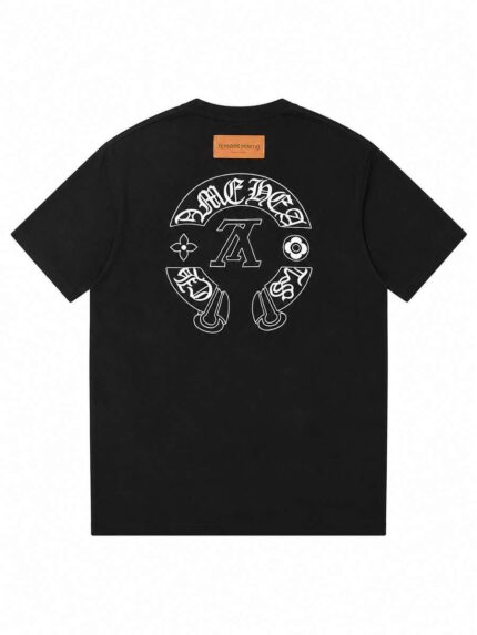 Louis Vuitton X Chrome Hearts T-Shirt Black